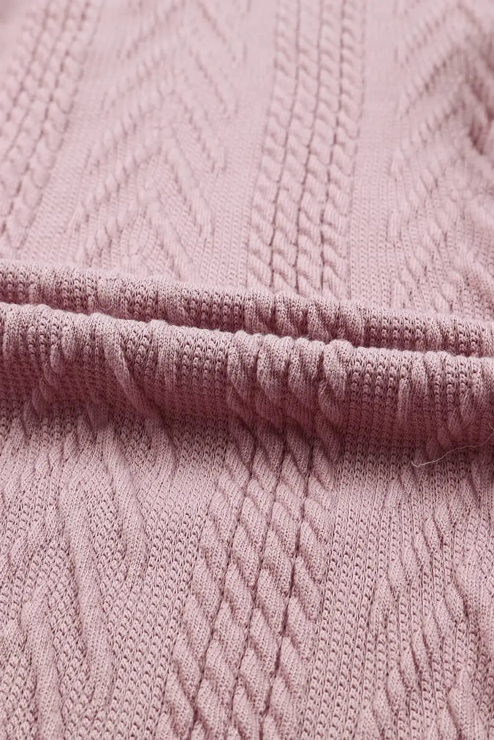 Pink drop shoulder textured cardigan - sweaters & cardigans