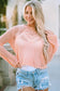 Pink eyelet bell sweater - sweaters