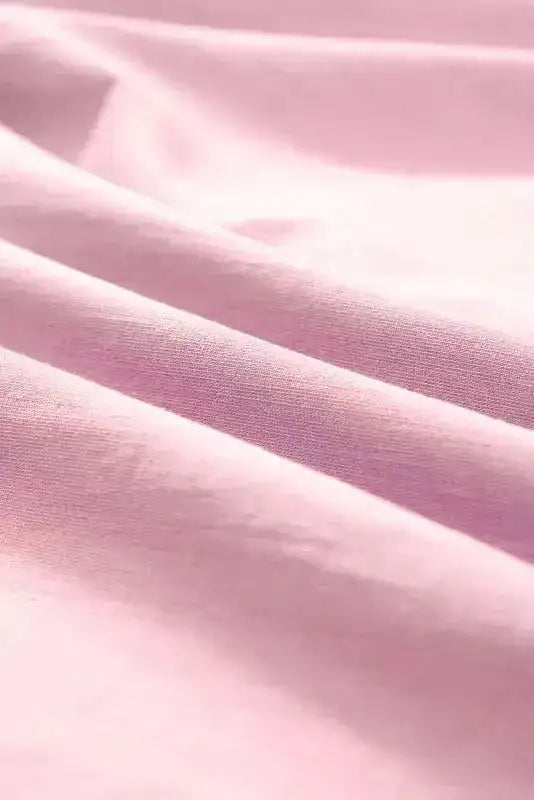 Pink Floral Embroidered Puff Sleeve Blouse - Fashionfitz