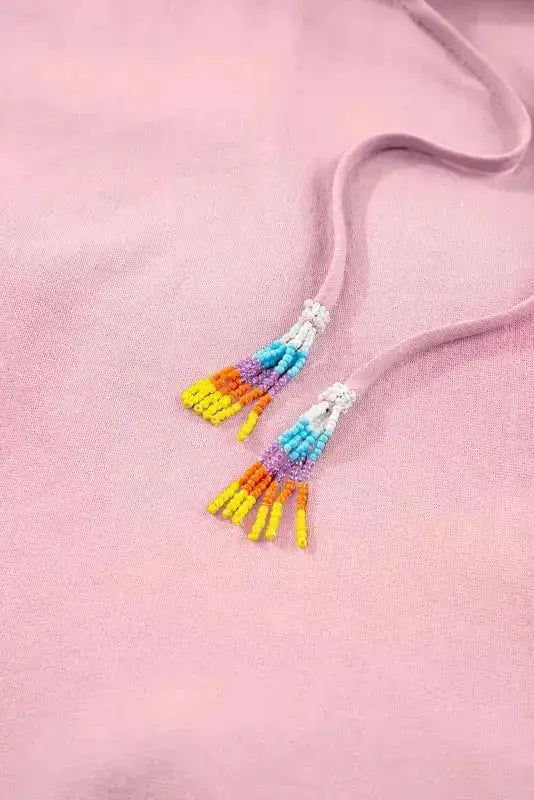 Pink Floral Embroidered Puff Sleeve Blouse - Fashionfitz