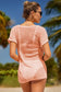 Pink loose fit beach cover up - cover-ups