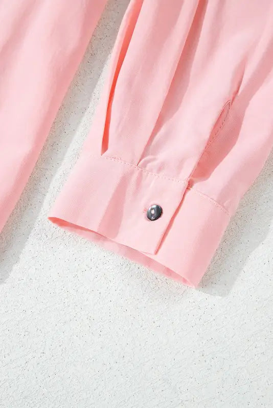 Chic pink plus size shirt | curve & | fashionfitz