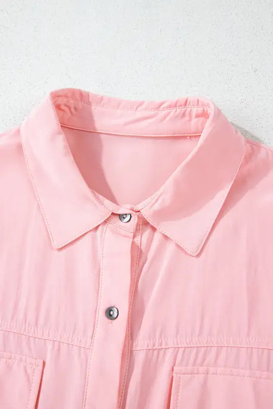 Chic pink plus size shirt | curve & | fashionfitz