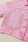 Pink Rivets Denim Jacket - Fashionfitz