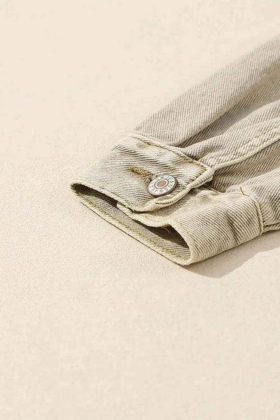 Pink Rivets Denim Jacket - Fashionfitz