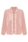 Pink sherpa contrast trim zipped pocket jacket - jackets