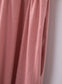 Pink solid button front plus size long sleeve dress