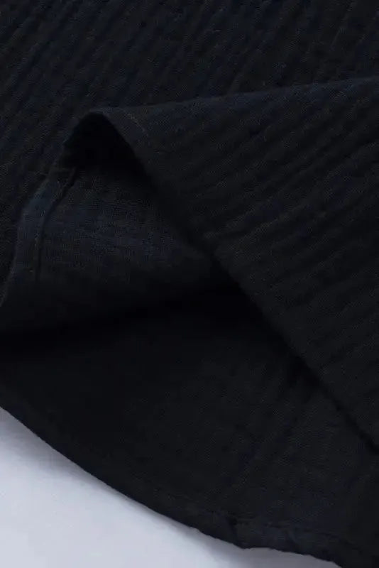 Pink Textured Tiered Ruffled Short Sleeve Blouse - Fashionfitz