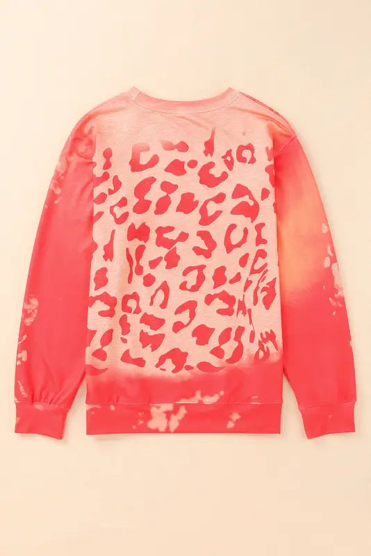 Pink tie dye sweatshirt - sweatshirts