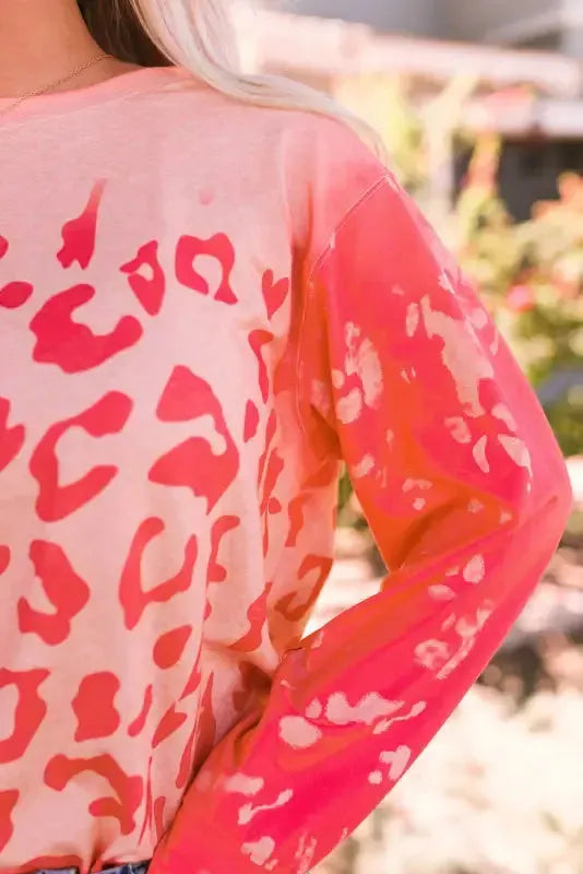 Pink Tie Dye Sweatshirt - Fashionfitz