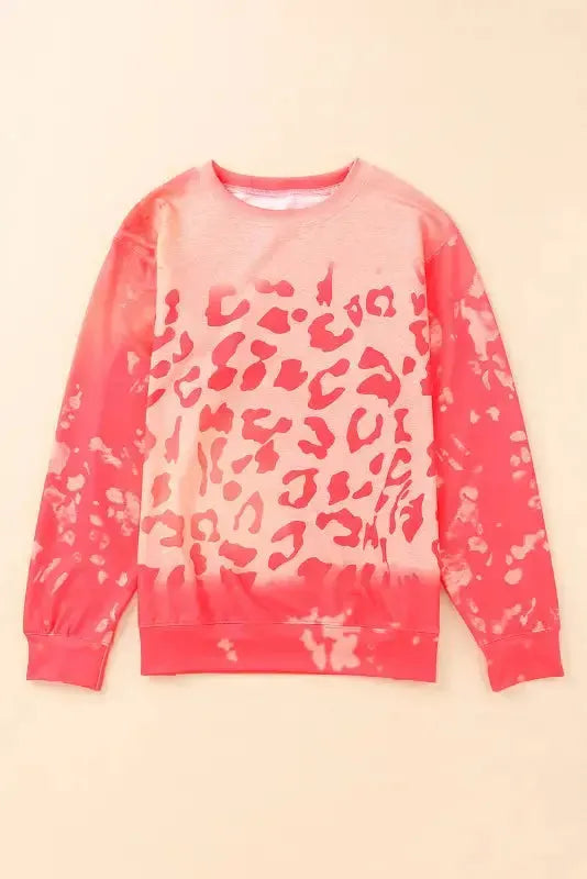 Pink Tie Dye Sweatshirt - Fashionfitz