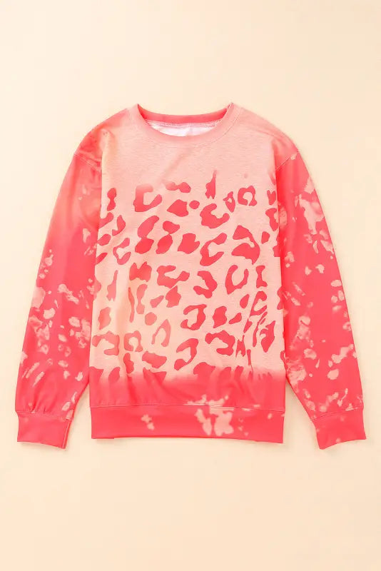 Pink tie dye sweatshirt - sweatshirts