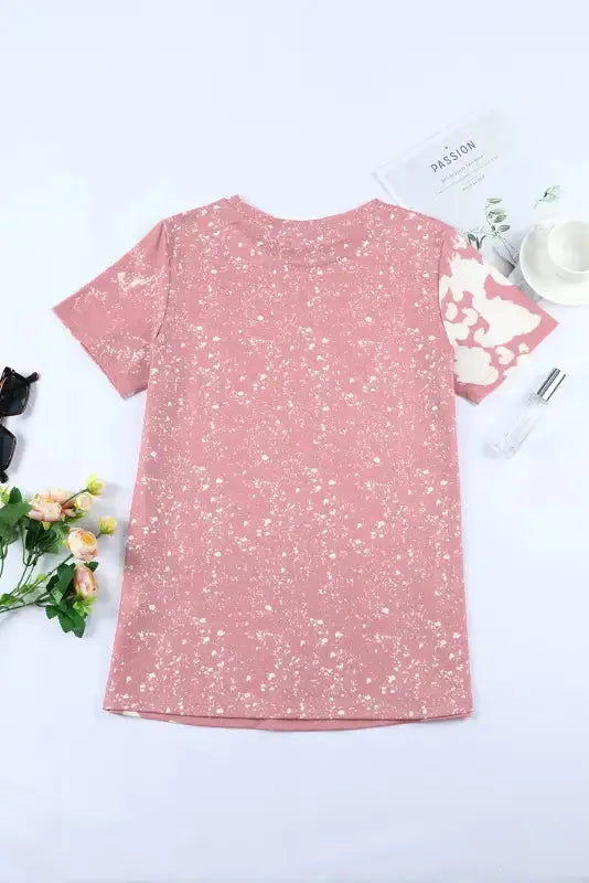 Pink Tie Dye T-Shirt - Fashionfitz