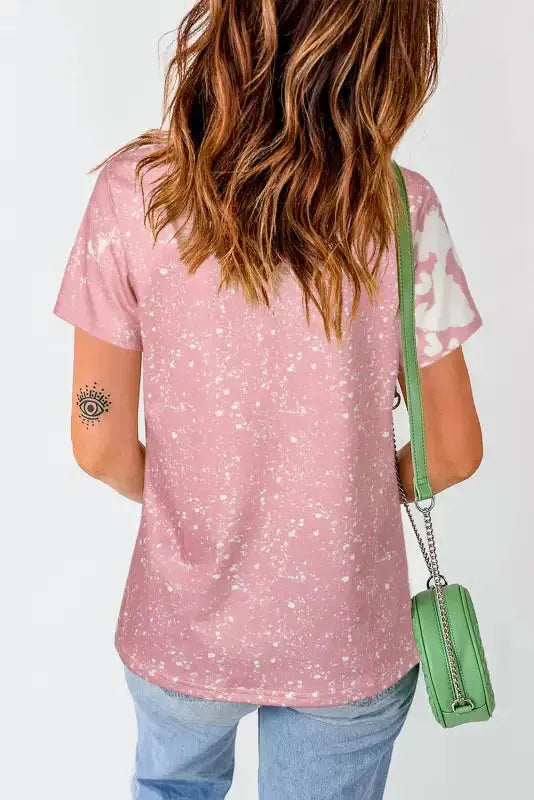 Pink Tie Dye T-Shirt - Fashionfitz