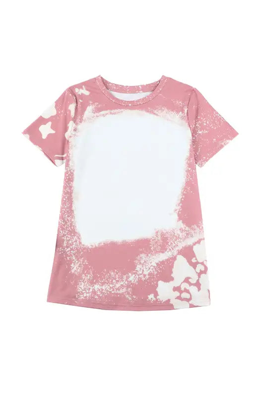 Pink tie dye t-shirt - t-shirts