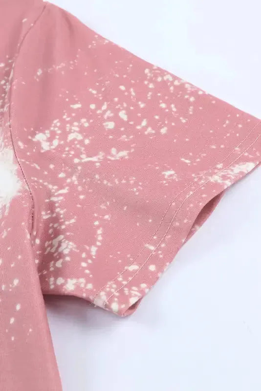 Pink Tie Dye T-Shirt - Fashionfitz