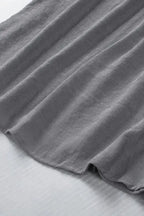 Pink Tiered Ruffled Drawstring V Neck Top - Fashionfitz