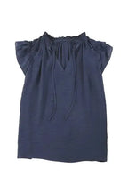 Pink Tiered Ruffled Drawstring V Neck Top - Fashionfitz