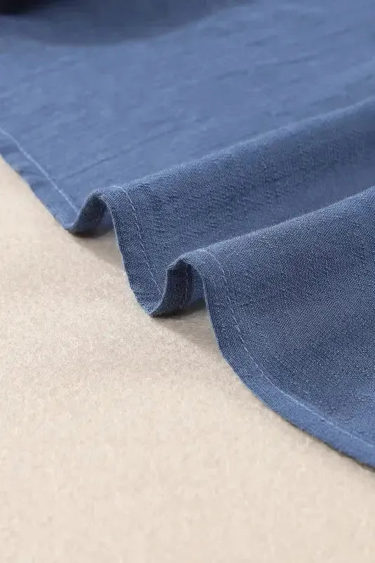 Pink Tiered Ruffled Drawstring V Neck Top - Fashionfitz