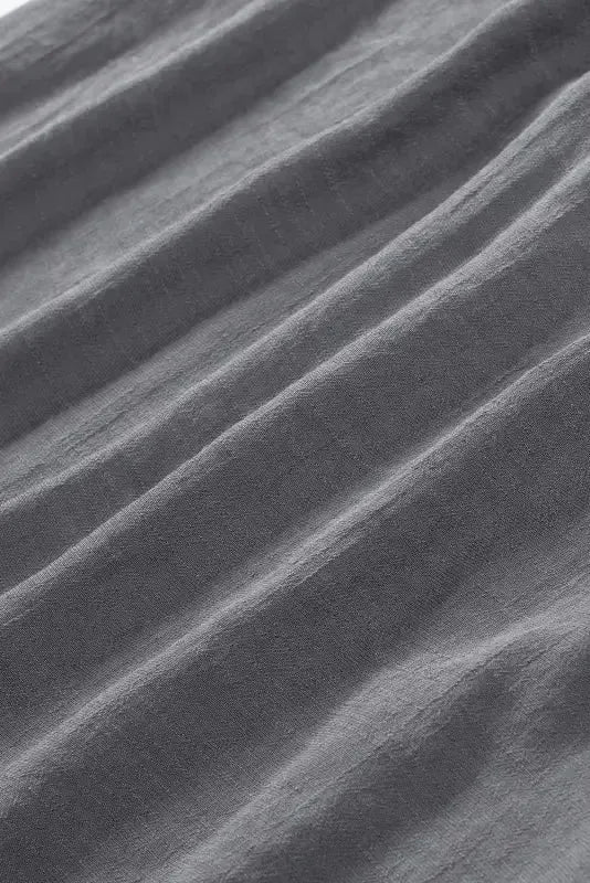 Pink Tiered Ruffled Drawstring V Neck Top - Fashionfitz