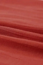 Pink Tiered Ruffled Drawstring V Neck Top - Fashionfitz