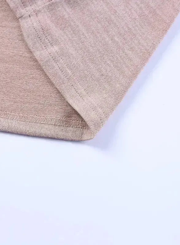 Pink Tunic Back Open Front Cardigan with Pockets - Fashionfitz