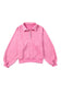 Pink washed snap sweatshirt - sweatshirts