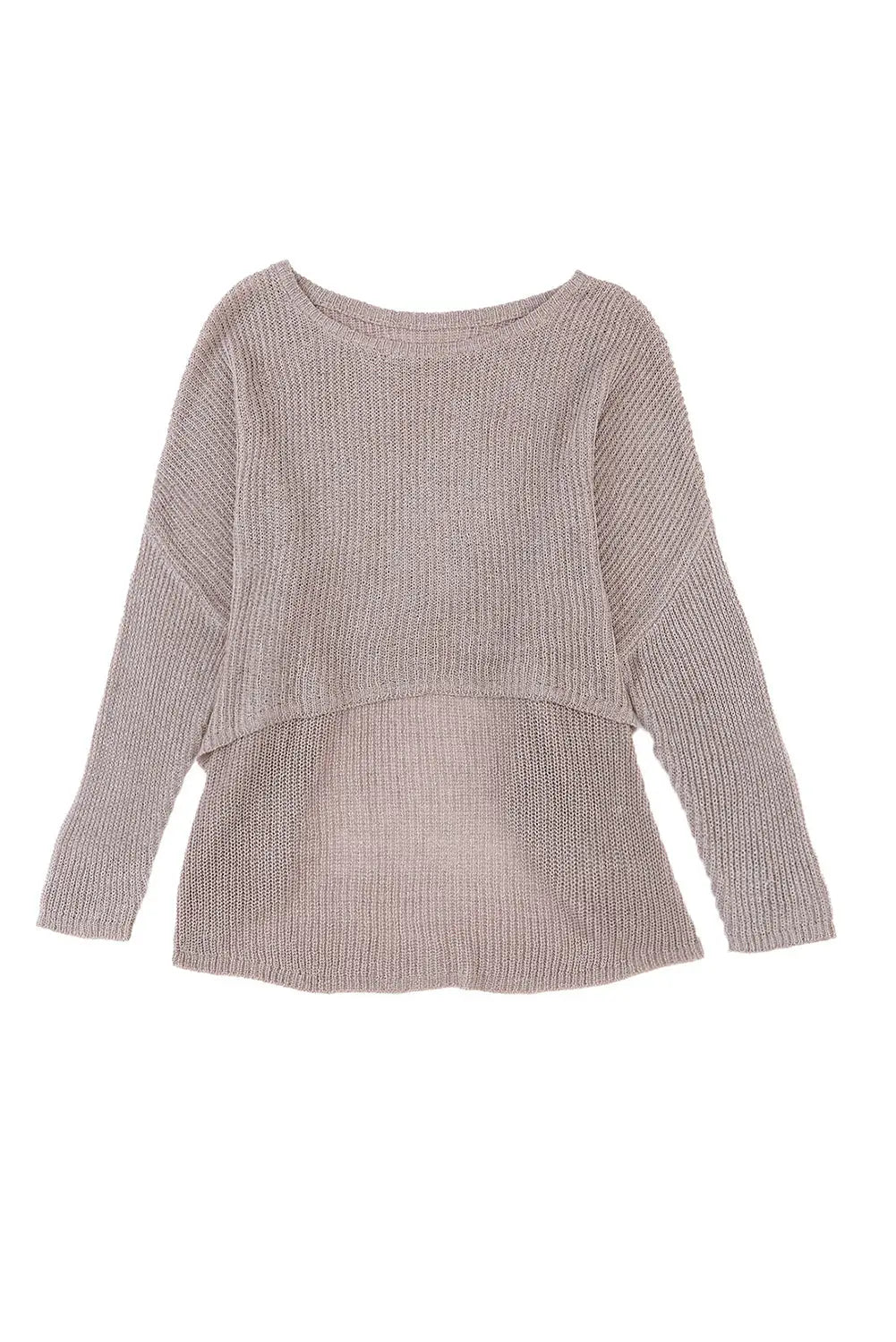 Pirouette slouchy dolman sleeve high low sweater - & cardigans