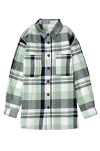 Plaid Button-Up Patch Pocket Shirt - Fashionfitz