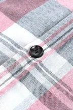 Plaid Button-Up Patch Pocket Shirt - Fashionfitz
