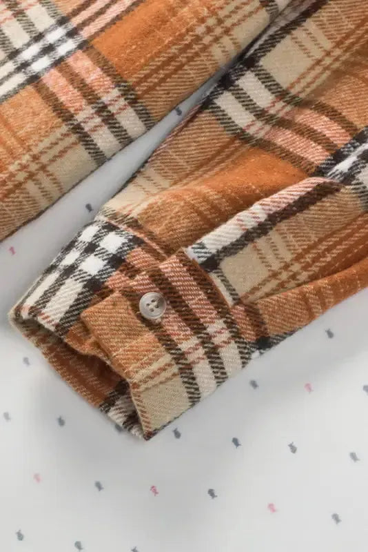 Plaid Color Block Patchwork Shacket - Fashionfitz