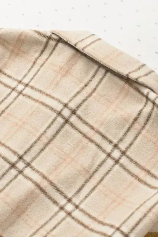 Plaid Color Block Patchwork Shacket - Fashionfitz