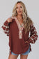 Plaid floral pullover top - plus size - blouses