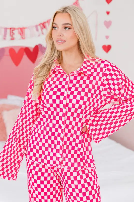 Plaid perfection pajama set | women’s pajamas | fashionfitz