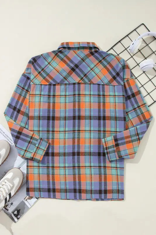 Plaid revival loose shirt | women’s shirts | fashionfitz