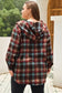 Plus size plaid hoodie - hoodies