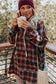 Plus size plaid hoodie - hoodies