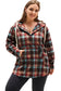 Plus size plaid hoodie - hoodies