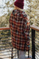 Plus size plaid hoodie - hoodies