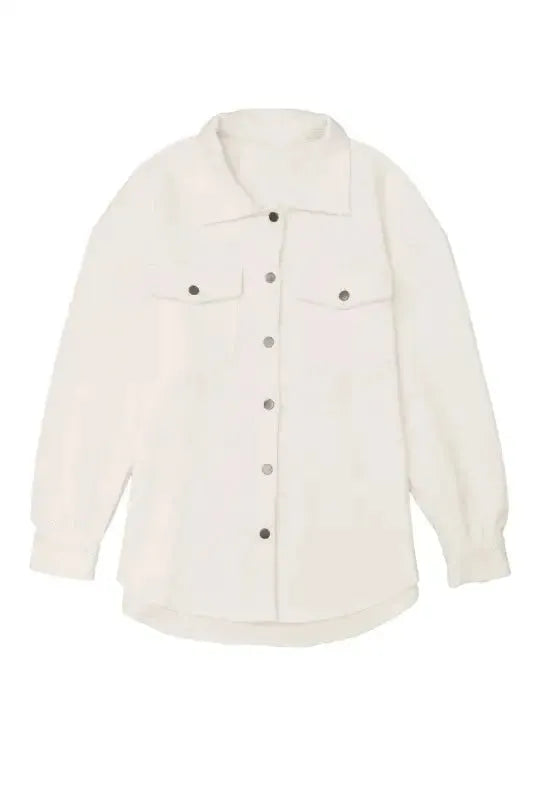 Plus Size Textured Jacket - Fashionfitz