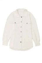 Plus Size Textured Jacket - Fashionfitz