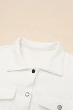 Plus Size Textured Jacket - Fashionfitz