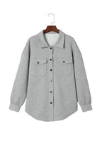 Plus Size Textured Jacket - Fashionfitz