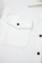 Plus Size Textured Jacket - Fashionfitz