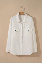 Plus Size Textured Jacket - Fashionfitz