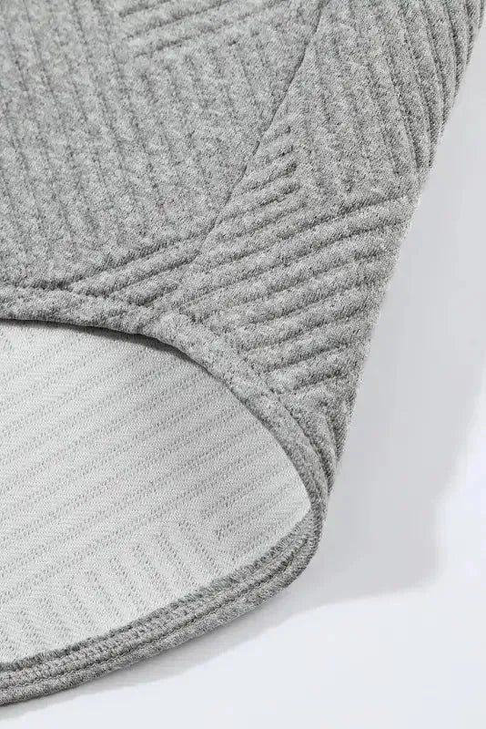 Plus Size Textured Jacket - Fashionfitz