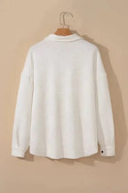 Plus Size Textured Jacket - Fashionfitz