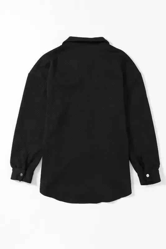 Plus Size Textured Jacket - Fashionfitz