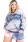 Plus tie dye lounge shorts set - size loungewear