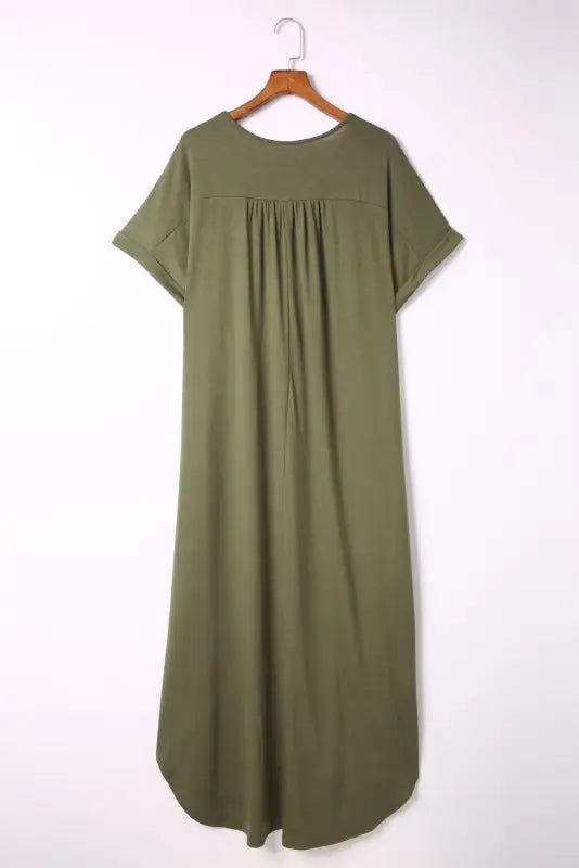 Plus v-neck maxi dress - size dresses